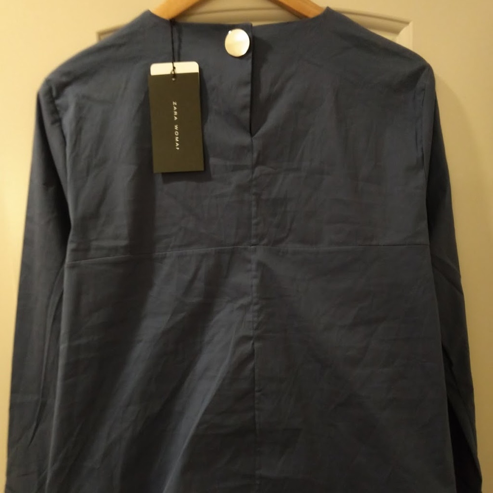 *Final Sale!!* Zara Woman Front Knot Top Blouse. - Picture 4 of 4